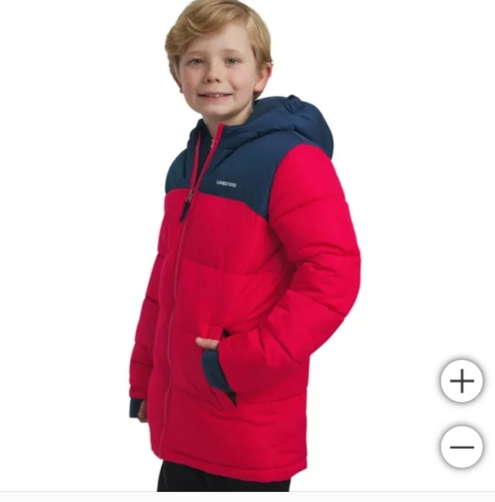 Land's End Hooded Youth Parka Jacket nwt